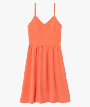 Robe femme à bretelles avec haut bustier vue4 - GEMO(FEMME PAP) - GEMO
