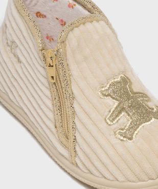 Chaussons montants zippés bébé fille - LuluCastagnette vue6 - LULUCASTAGNETTE - GEMO