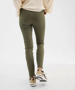 Pantalon slim avec taille élastique femme vue3 - GEMO(FEMME PAP) - GEMO