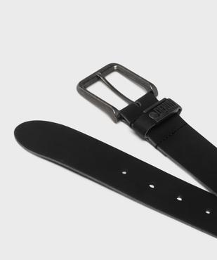 Ceinture en cuir à grosse boucle en métal vieilli homme vue4 - GEMO (ACCESS) - GEMO