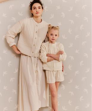 Veste matelassée coupe ample et courte femme vue5 - GEMO(FEMME PAP) - GEMO