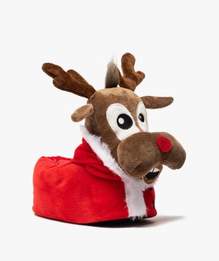 Chaussons garçon 3D spécial Noël en forme de renne vue2 - GEMO 4G GARCON - GEMO