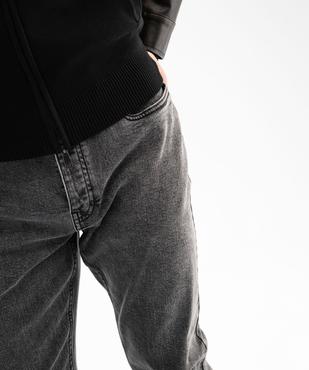 Jean en denim stretch délavé coupe straight homme vue2 - GEMO 4G HOMME - GEMO