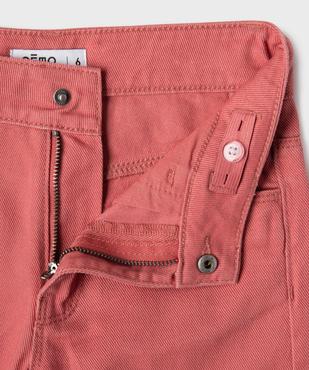 Pantalon Wide Leg avec taille ajustable fille vue5 - GEMO 4G FILLE - GEMO
