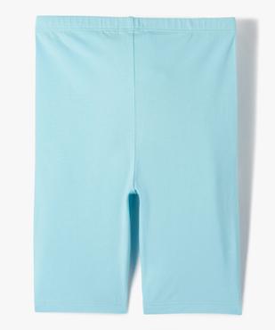 Legging court cycliste uni fille vue3 - GEMO 4G FILLE - GEMO