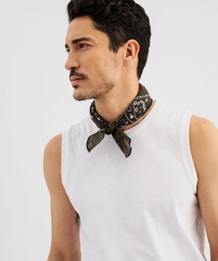 Débardeur à col rond uni homme vue7 - GEMO 4G HOMME - GEMO