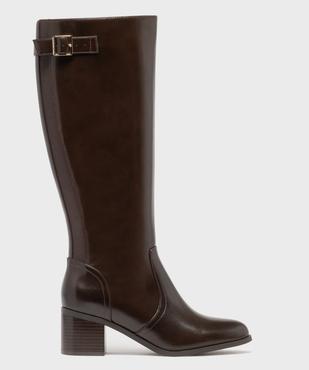 Bottes à talon avec élastique sur la tige femme - LuluCastagnette vue1 - LULUCASTAGNETTE - GEMO