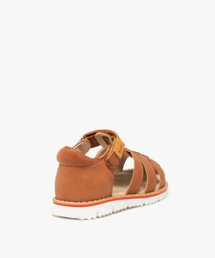 Sandales garçon unies à talon et bout fermés vue4 - GEMO (ENFANT) - GEMO