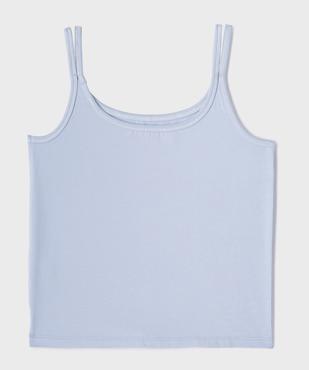 Débardeur à doubles bretelles fille - LuluCastagnette X Alizée vue4 - LULU CASTAGNETTE G4G D - GEMO