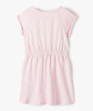 Robe fille à manches courtes look sport - Camps United vue3 - CAMPS UNITED - GEMO