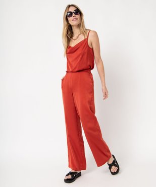 Débardeur en satin à col bénitier femme vue5 - GEMO(FEMME PAP) - GEMO