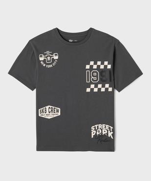 Tee-shirt manches courtes coupe oversize garçon vue1 - GEMO 4G GARCON - GEMO