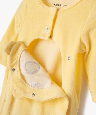 Pyjama en velours avec motif ourson bébé vue5 - GEMO(BB COUCHE) - GEMO