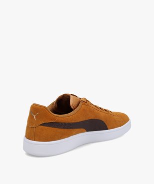 Baskets homme dessus cuir bicolore – Puma Smash vue4 - PUMA - GEMO