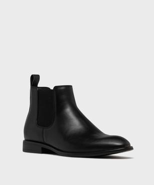 Boots Chelsea bout carré homme - Mario Baldano vue2 - MARIO BALDANO - GEMO