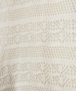 Short en maille façon broderie fille vue3 - GEMO (JUNIOR) - GEMO