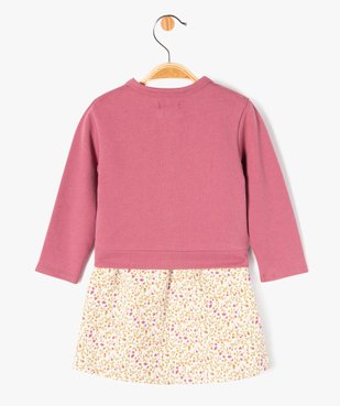 Ensemble bébé fille 2 pièces : robe + gilet vue5 - GEMO(BEBE DEBT) - GEMO