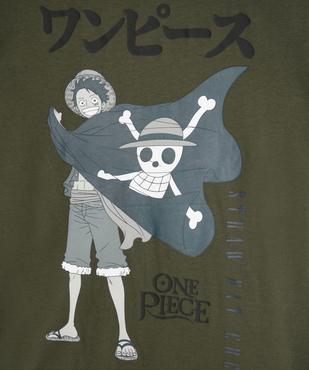 Tee-shirt manches courtes motif manga garçon - One Piece vue2 - ONE PIECE - GEMO