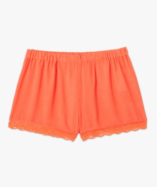 Short de pyjama femme avec bas dentelle vue4 - GEMO(HOMWR FEM) - GEMO