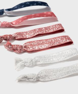 Elastiques pour les cheveux fille (lot de 6) vue2 - GEMO (ACCESS) - GEMO