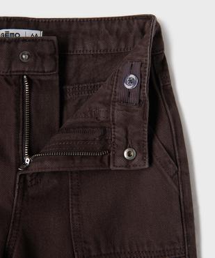 Pantalon charpentier en toile de coton garçon vue2 - GEMO (ENFANT) - GEMO