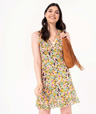 Robe sans manches en maille imprimée femme vue5 - GEMO(FEMME PAP) - GEMO