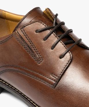Derby dessus cuir homme - Pierre Cardin vue6 - PIERRE CARDIN DIFFUSION - GEMO
