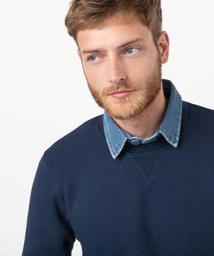 Sweat homme avec intérieur molletonné vue5 - GEMO (HOMME) - GEMO