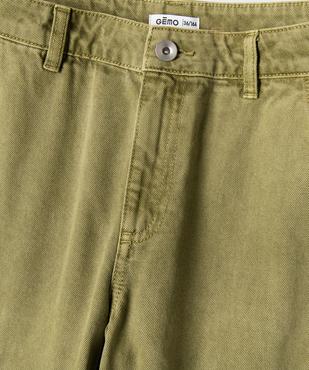 Jean cargo en denim 100 % coton fille vue2 - GEMO (JUNIOR) - GEMO