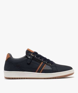 Baskets basses à lacets au look urbain homme vue2 - URBAN STEPS - GEMO