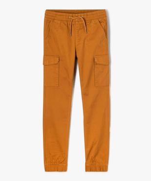 Pantalon en toile coupe jogger slim garçon vue2 - GEMO 4G GARCON - GEMO