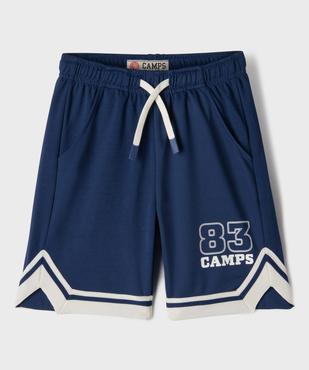 Short de sport aux finitions contrastantes garçon - Camps United vue1 - CAMPS - GEMO