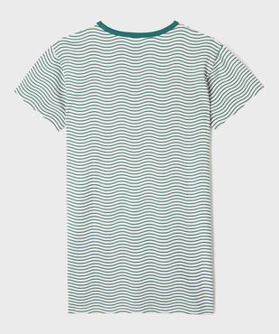 Robe tee-shirt à rayures fille - Camps United vue3 - CAMPS GEMO FOR GOOD - GEMO