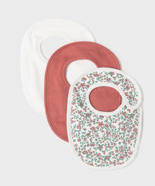 Bavoir naissance en jersey de coton (lot de 3) vue1 - GEMO 4G BEBE - GEMO