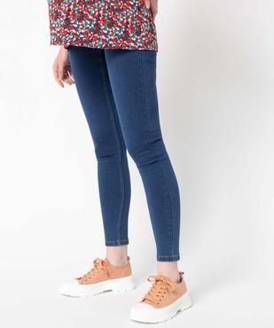 Jean de grossesse coupe slim avec bandeau bas vue1 - GEMO (MATER) - GEMO