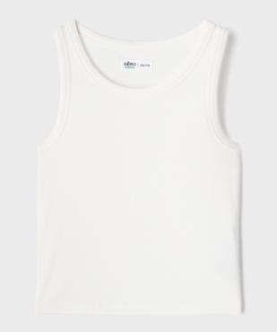 Débardeur court en maille côtelée fille vue1 - GEMO 4G FILLE - GEMO