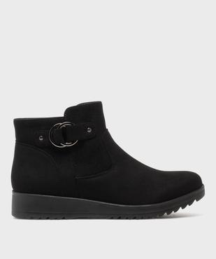 Boots confort en suédine femme - G'Flex vue2 - G'FLEX - GEMO