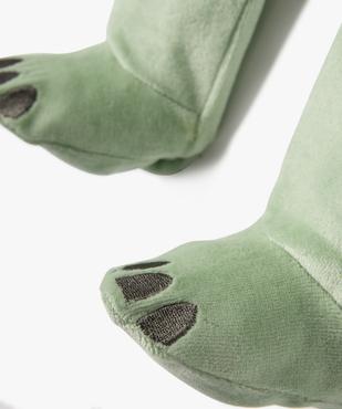 Pyjama en velours avec motif dinosaure bébé garçon vue3 - GEMO(BB COUCHE) - GEMO