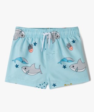 Short de bain garçon imprimé animaux marins vue1 - GEMO(BEBE DEBT) - GEMO