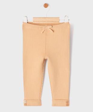 Pantalon en maille côtelée bébé fille - LuluCastagnette vue1 - LULUCASTAGNETTE - GEMO