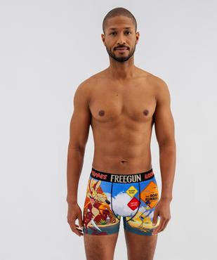 Boxer en microfibre avec motif coyote homme - Freegun X Looney Tunes vue1 - LOONEY TUNES - GEMO
