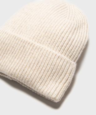 Bonnet côtelé avec revers fille vue2 - GEMO (ACCESS) - GEMO