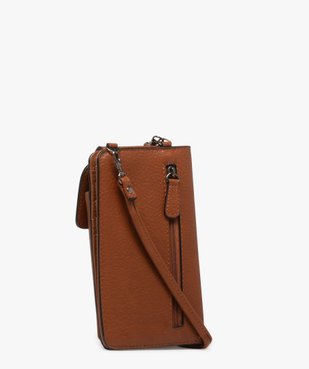 Pochette téléphone métallisée 2 en 1 femme vue2 - GEMO (ACCESS) - GEMO