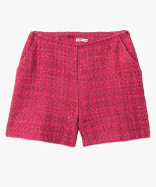 Short femme aspect tweed coupe ample vue4 - GEMO(FEMME PAP) - GEMO
