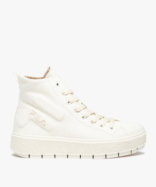 Baskets femme montantes en toile unie - Fila Potenza vue1 - FILA - GEMO