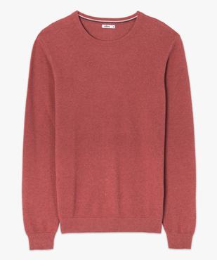 Pull homme en maille texturée vue4 - GEMO (HOMME) - GEMO