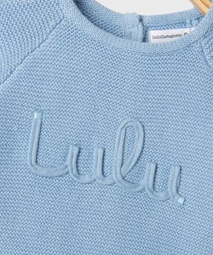 Ensemble 2 pièces en maille bébé : pull et pantalon - LuluCastagnette vue2 - LULU CASTAGNETTE GEMO FOR GOOD - GEMO
