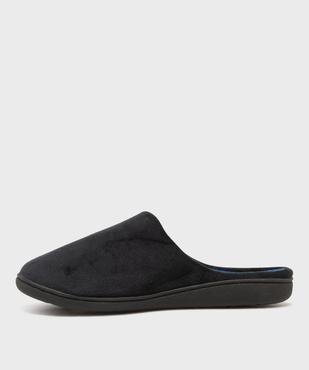 Chaussons mules en velours inscription sport homme vue3 - GEMO(HOMWR HOM) - GEMO
