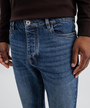 Jean straight en denim extensible homme vue2 - GEMO 4G HOMME - GEMO