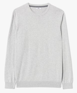 Pull à col rond en coton homme vue4 - GEMO (HOMME) - GEMO